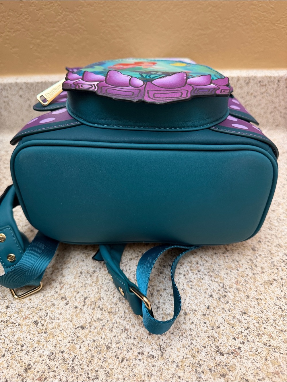 NWT The Little Mermaid & Ursula Loungefly Backpack - Picture 6 of 7